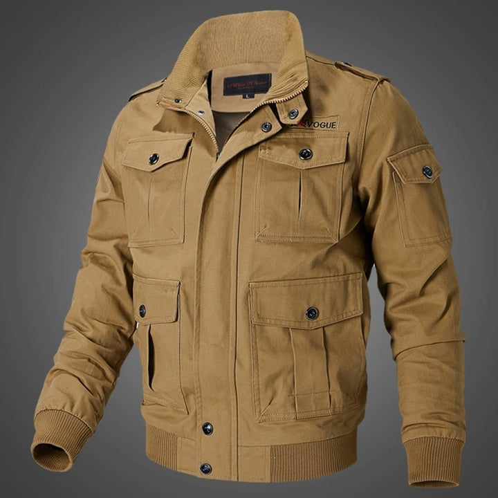 Herren Militärjacke mit zahlreichen Taschen Drune