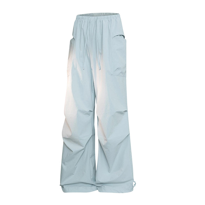 Herren Oversize-Cargohose im Tech-Look mit Tunnelzugbund, extra weitem Bein & verstellbaren Beinabschlüssen Drune
