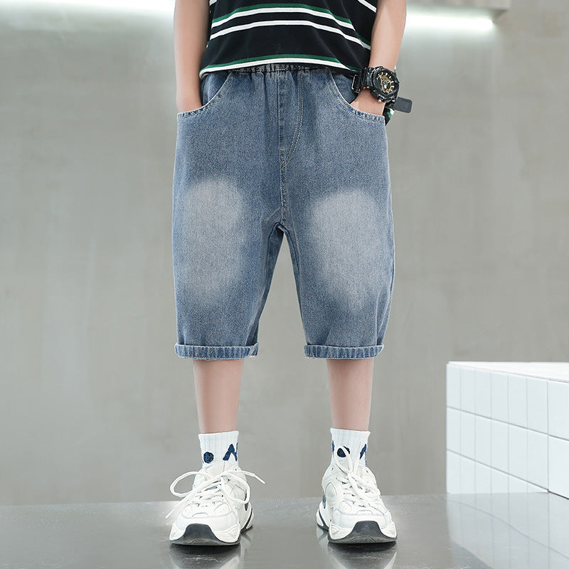 Unisex lässige Jeans-Shorts mit einzigartigem Charakter Drune