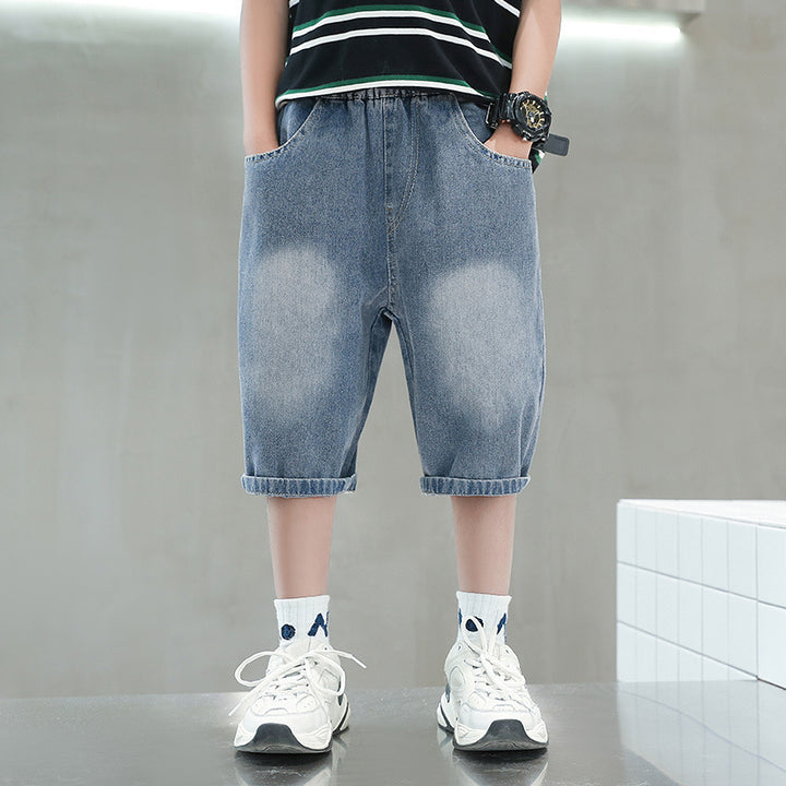 Unisex lässige Jeans-Shorts mit einzigartigem Charakter Drune