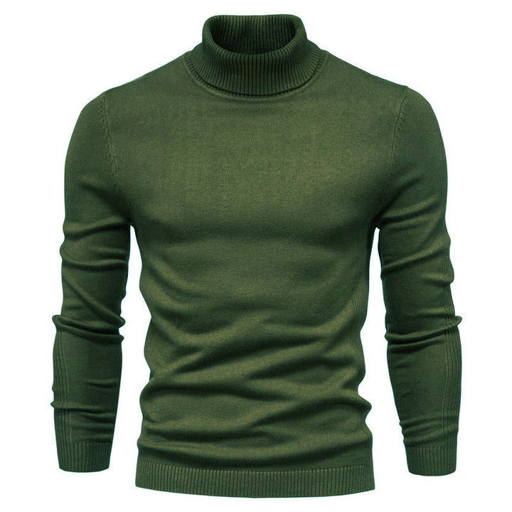 Herren Grober Rollkragenpullover aus wärmendem Material mit strukturierter Oberfläche Drune