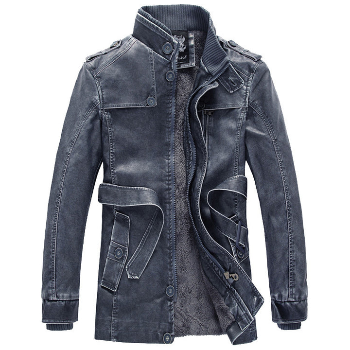 Herren Utility-Parka mit Teddyfutter und Stehkragen Drune