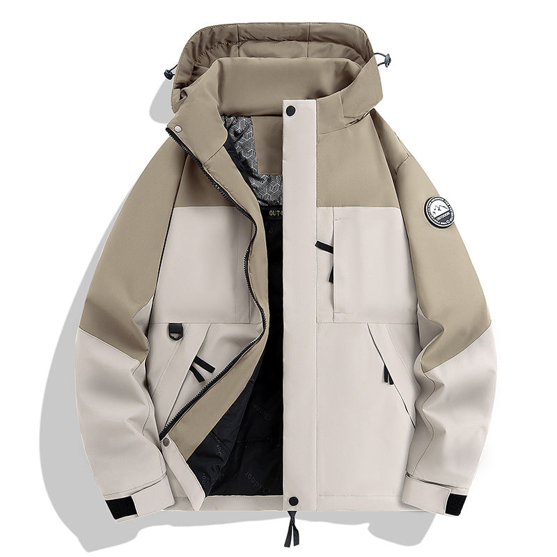 Herren Wasserdichte und atmungsaktive Softshell-Outdoorjacke Drune