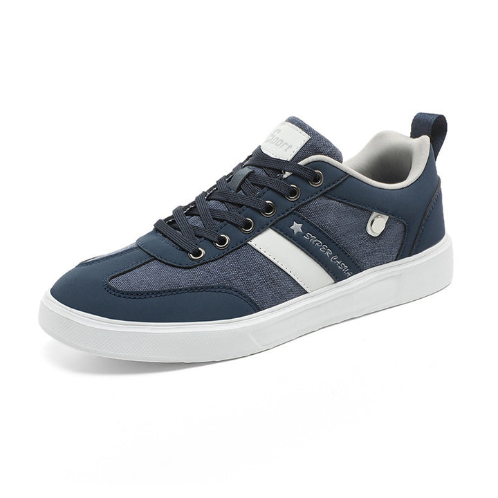 Herren nan urbaner Canvas- und Kunstleder-Sneaker mit gepolstertem Einstieg und profilierter Gummisohle Drune