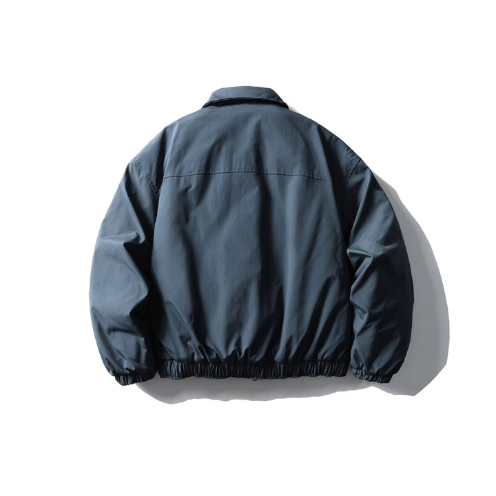 Herren Boxy-wattierter Field-Blouson mit Reißverschluss‑Brusttaschen und elastischem Saum Drune
