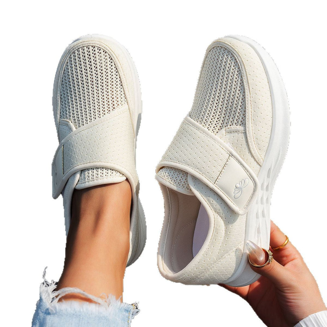 Damen Bequeme Alltagsschuhe mit verstellbarem Klettverschluss Drune