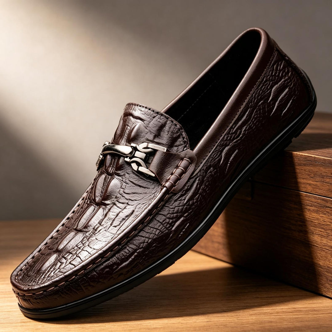 Herren Elegante Mokassins aus Leder Drune