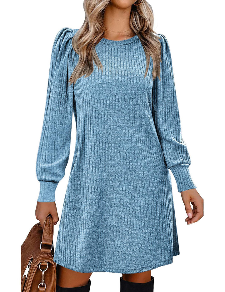 Damen Strickkleid mit weitem Schnitt Drune
