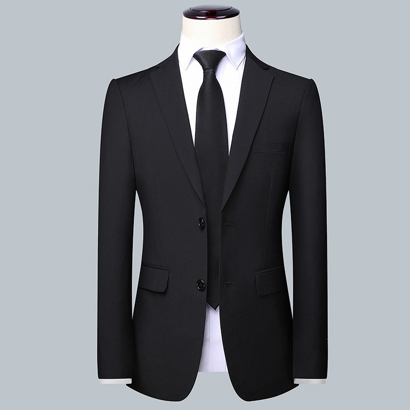 Herren Maßgeschneidertes Slim‑Fit Sakko mit schmalem Revers und Brustpaspeltasche Drune
