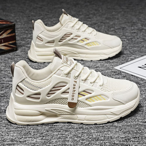 Damen Sportliche Sneakers mit Luftdurchlässigkeit und gepolsterter Sohle Drune