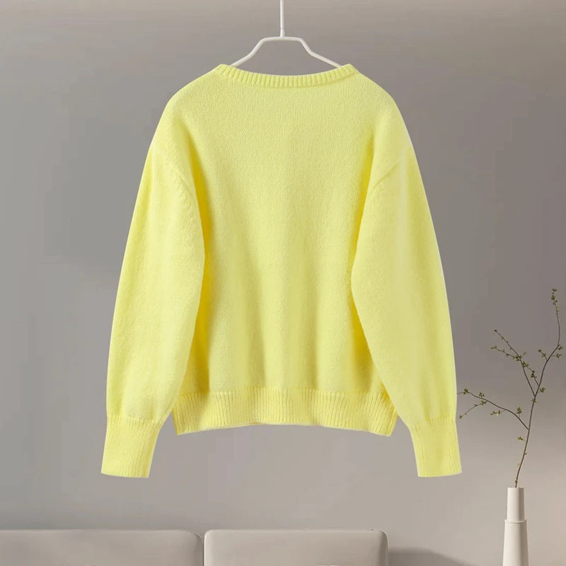 Damen kuscheliger Cardigan aus weichem Mohair Drune