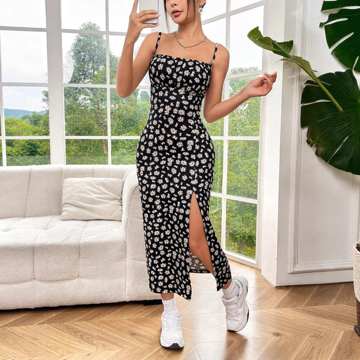 Damen Maxikleid Drune