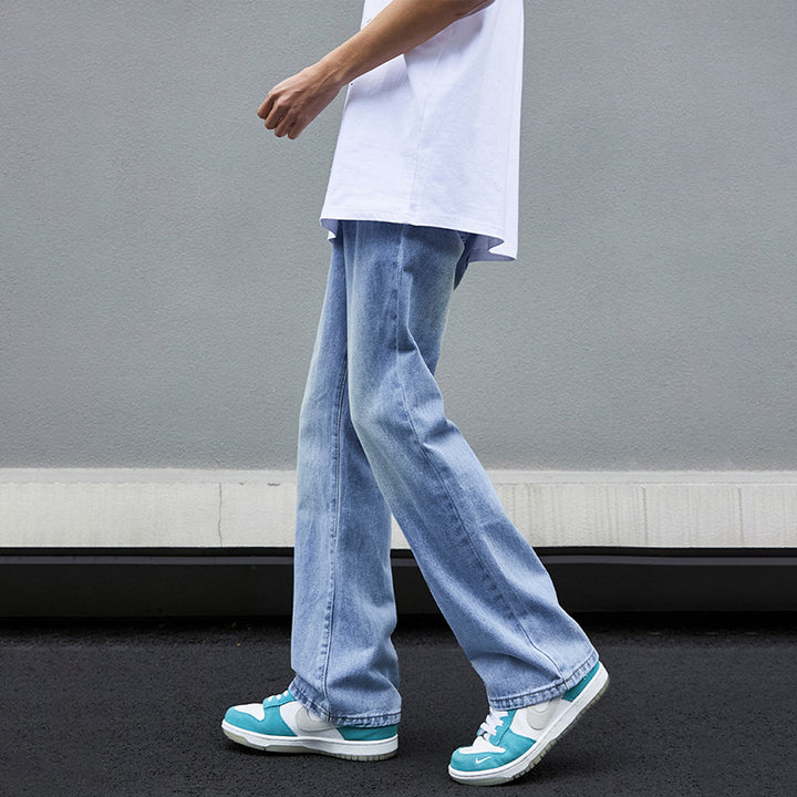 Herren Weitgeschnittene Denim-Jeans Drune