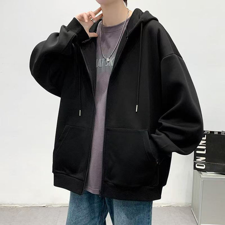Unisex Bequeme Kapuzenjacke mit seitlichen Taschen Drune