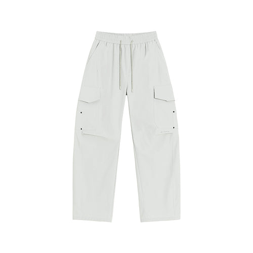 Herren Cargo-Freizeithose mit elastischem Bund, Kordelzug & aufgesetzten Klappentaschen Drune