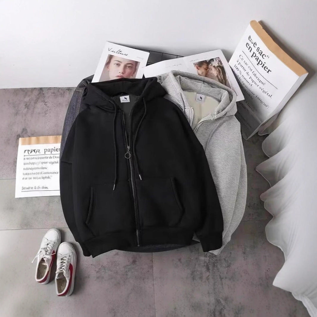 Unisex Kapuzenjacke mit Reißverschluss Drune