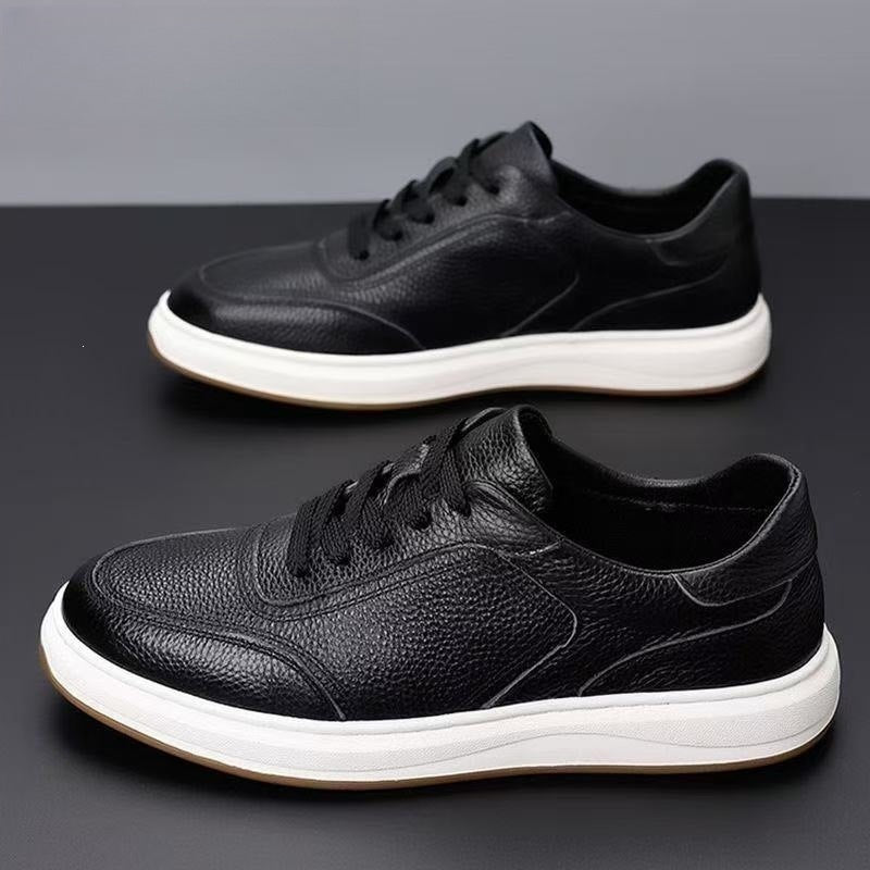 Herren Elegante und bequeme Leder Sneakers Drune