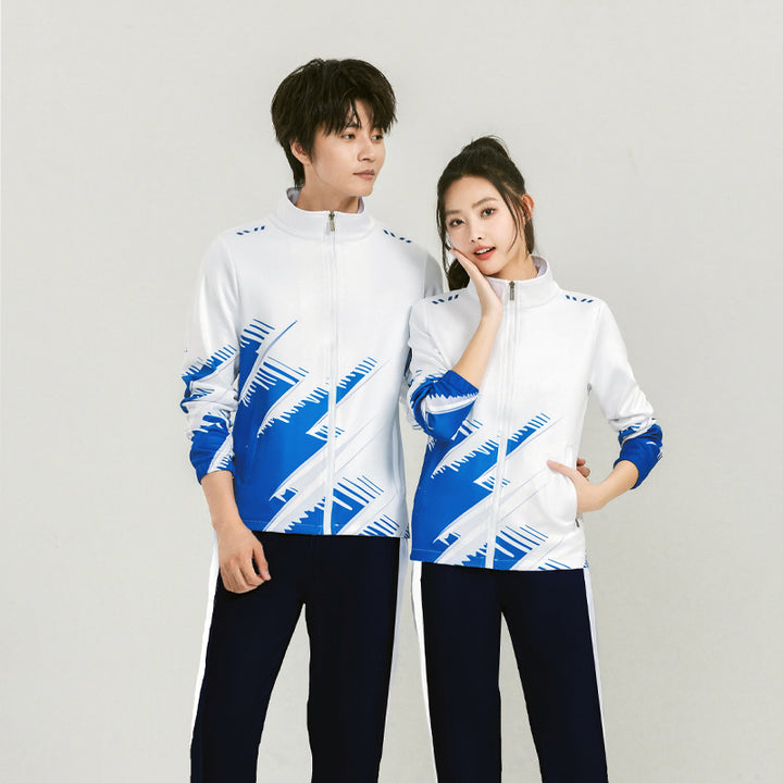 Unisex Sportliches Trainings-Set aus Funktionsjacke und lässiger Jogginghose Drune