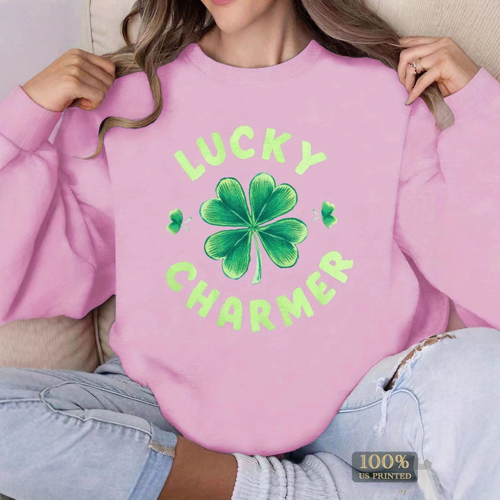 Damen Sweatshirt mit motivierendem Print und lässigem Schnitt Drune