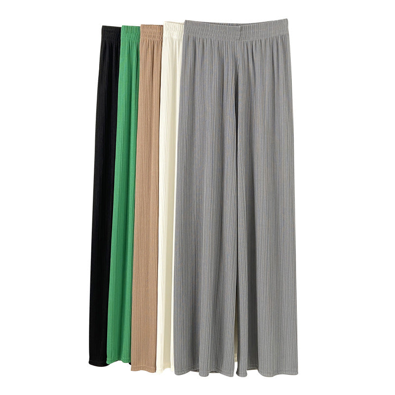 Damen Plissierte Weite Hosen Drune