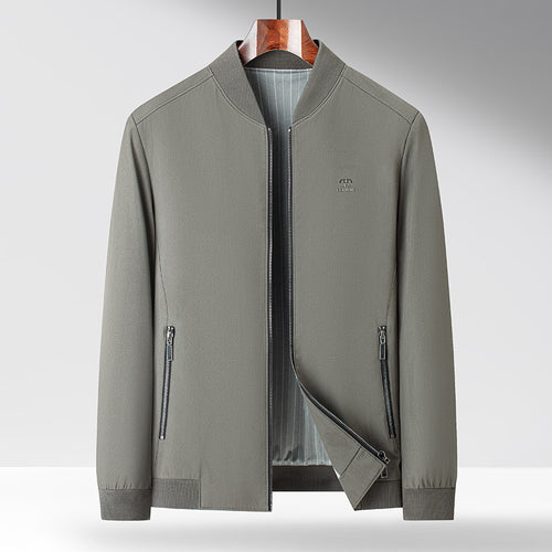 Herren Freizeitjacke mit modernem Stehkragen und praktischen Taschen Drune