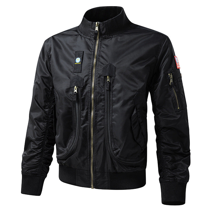 Herren Winddichte und Warme Outdoor-Jacke Drune