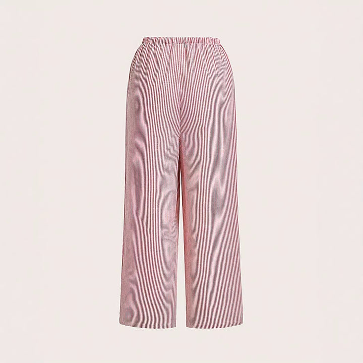 Damen lässige Freizeithose mit Gürtel Drune