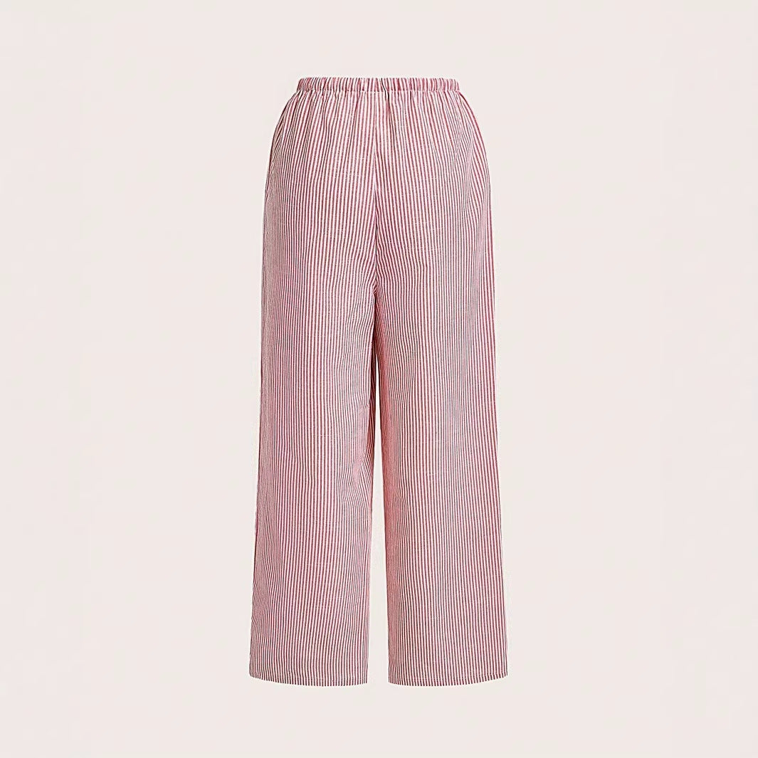 Damen lässige Freizeithose mit Gürtel Drune