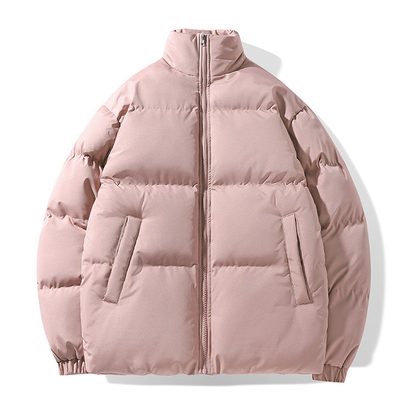 Herren Oversize Steppjacke mit hohem Stehkragen und verdeckten Eingrifftaschen Drune