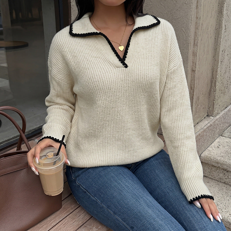 Damen Eleganter Pullover Drune