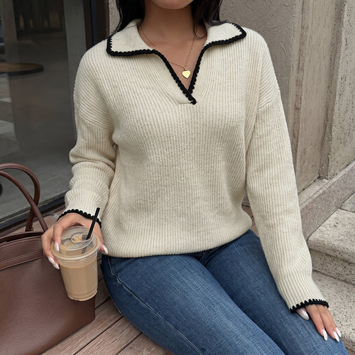 Damen Eleganter Pullover Drune
