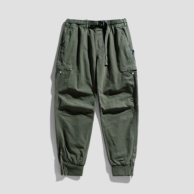 Herren Cargohose im Jogger‑Cut mit Multifunktions‑Taschen, verstärkten Knien und Reißverschlussbündchen Drune