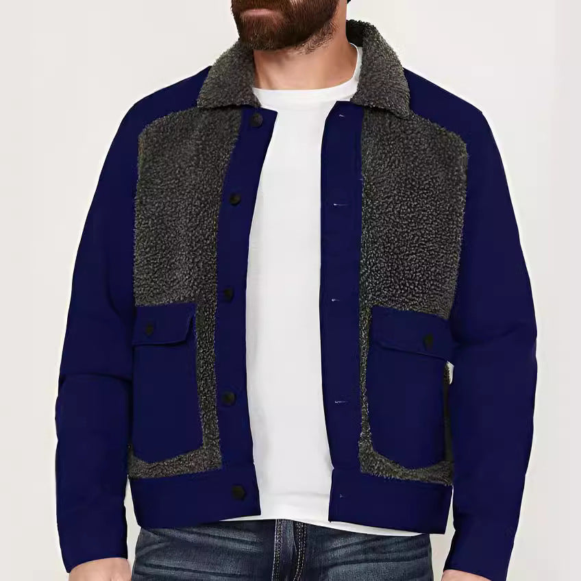 Herren lässige Fleece-Jacke Drune
