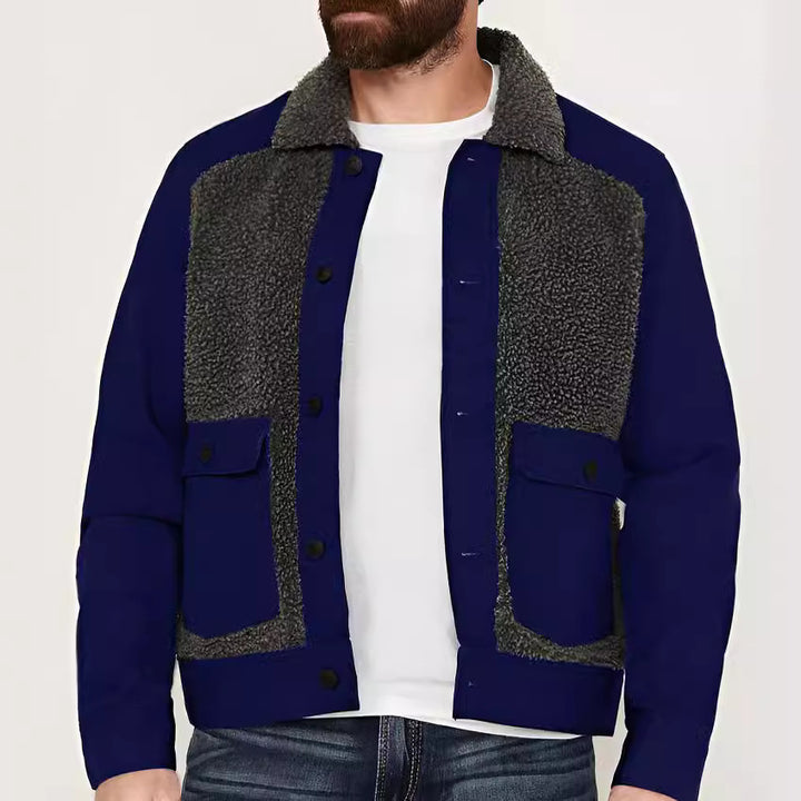 Herren lässige Fleece-Jacke Drune