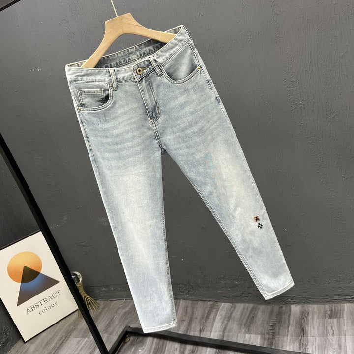 Herren Slim-Fit Jeans mit modischen Details und lässigem Design Drune