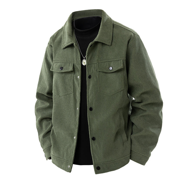 Herren Modische Kordjacke Drune