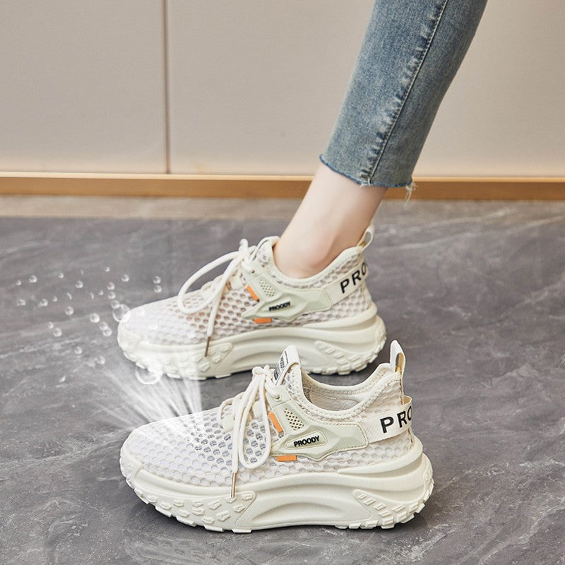 Damen Atmungsaktive Speed-Sneaker mit rutschfester Sohle und innovativer Oberflächenstruktur Drune