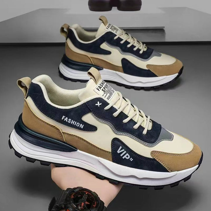 Herren Stylischer Chunky-Sneaker mit Wildleder-Overlays und profilierter Trail-Sohle Drune