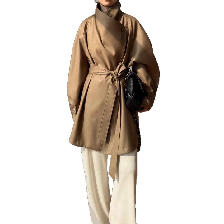Damen Eleganter Trenchcoat aus hochwertigem Material Drune