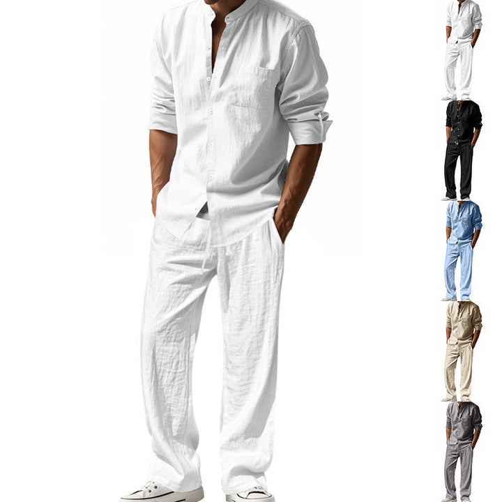 Herren luftiges Hemd- und Hosen-Set Drune