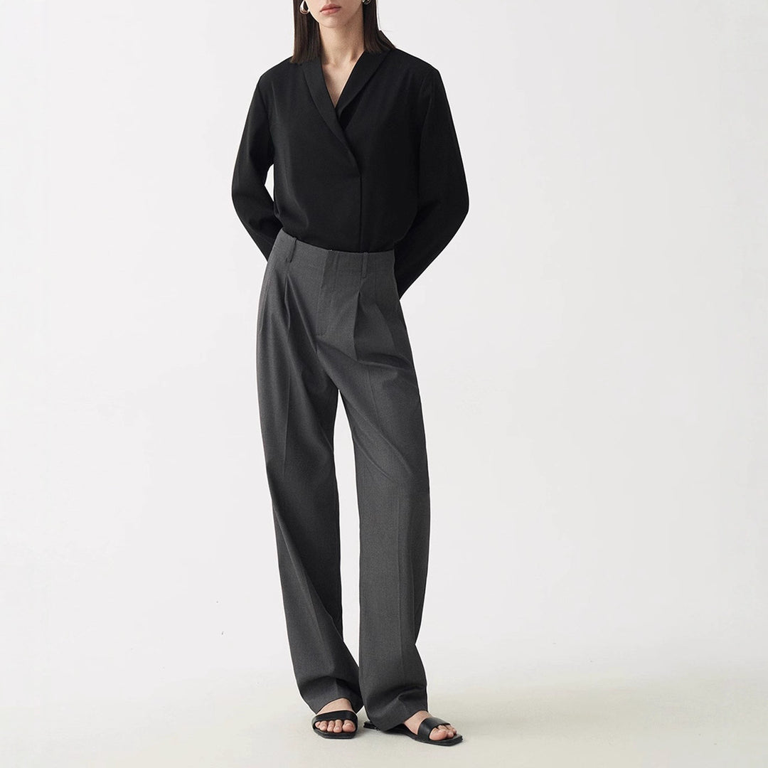 Damen Modischer Blazer mit modernem Schnitt Drune