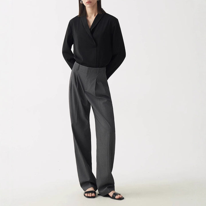 Damen Modischer Blazer mit modernem Schnitt Drune