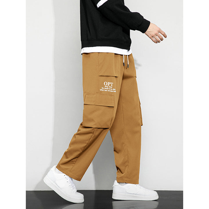 Herren Cargo-Hose mit praktischen Taschen und elastischem Bund Drune
