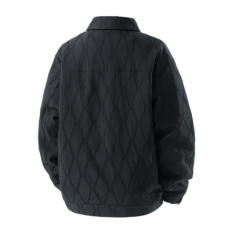 Herren Modische Jacke mit strukturiertem Gewebe Drune