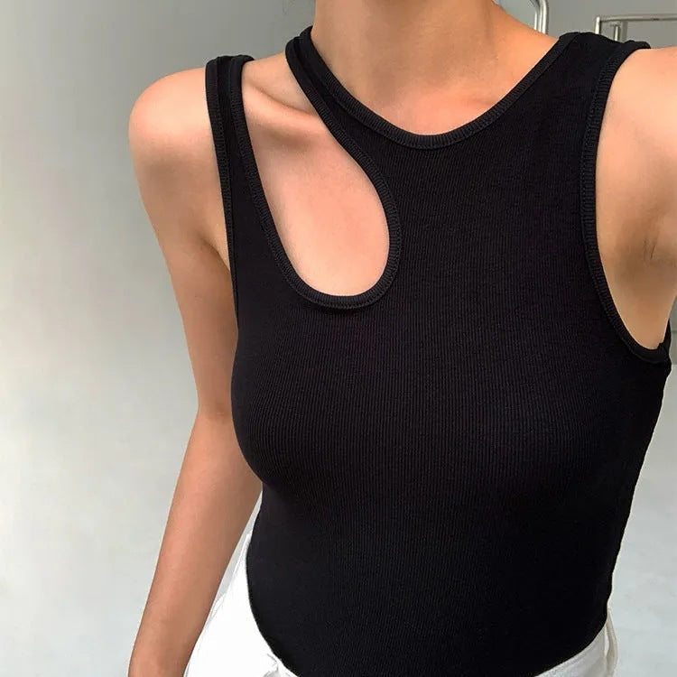 Damen Tanktop mit einzigartigem Cut-Out Design und sportlichem Schnitt Drune