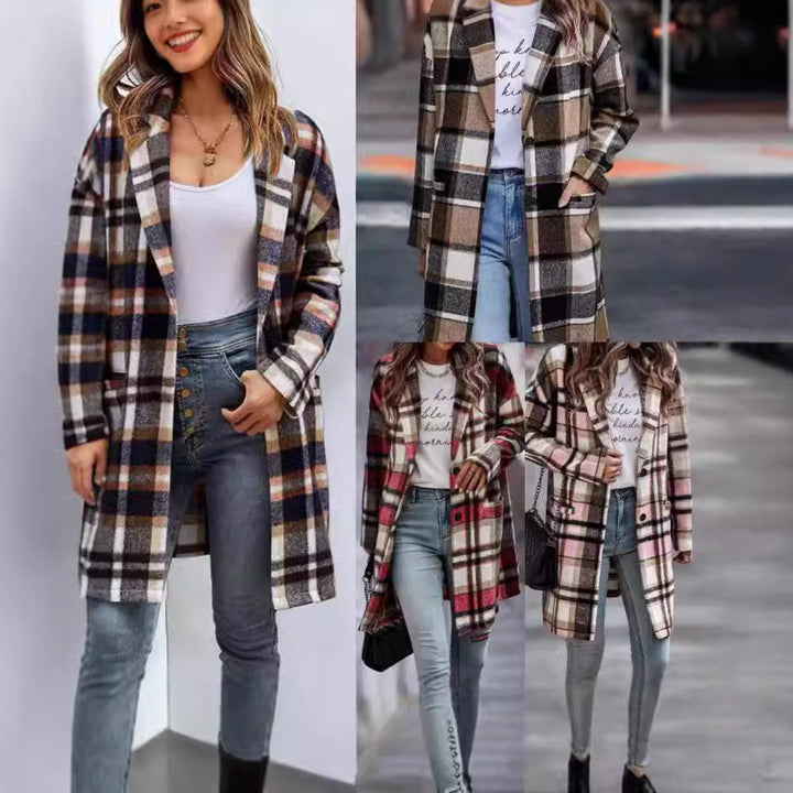 Damen Oversized Karottenjacke im lässigen Business-Look Drune