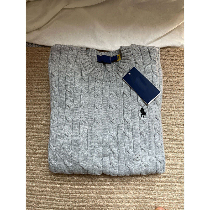 Damen Grob gestrickter Pullover Drune