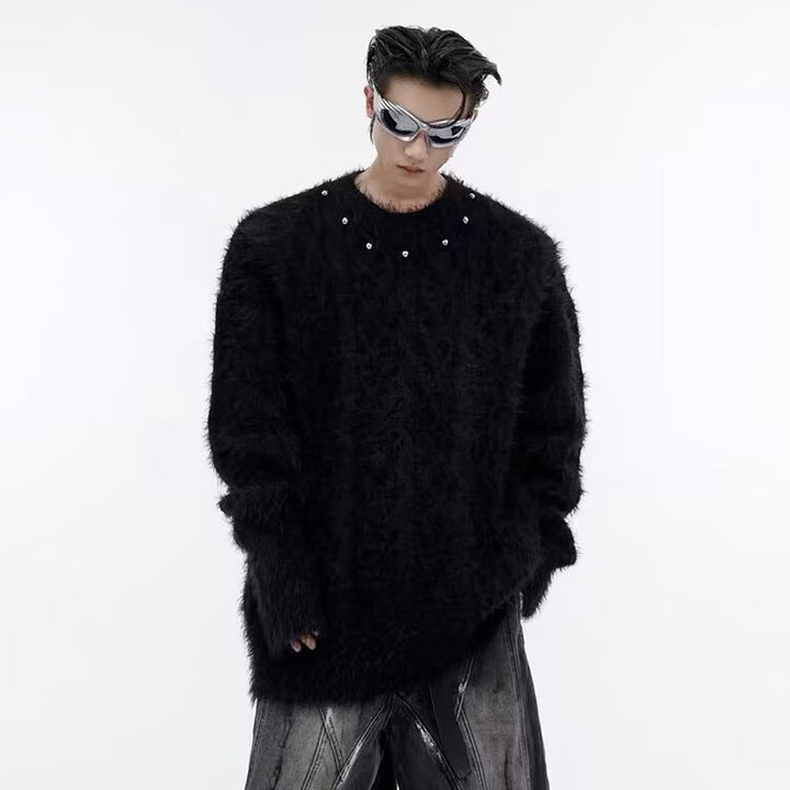 Herren Stylish Grobstrickpullover Drune