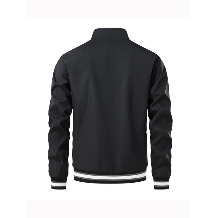 Herren Sportliche Leichte Übergangsjacke mit hohem Kragen Drune