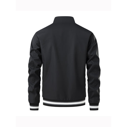 Herren Sportliche Leichte Übergangsjacke mit hohem Kragen Drune